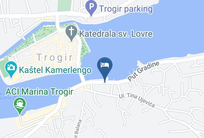 Trogir - Familia Madirazza Trogir Maps