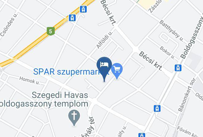 Szeged - Familia Panzio Maps