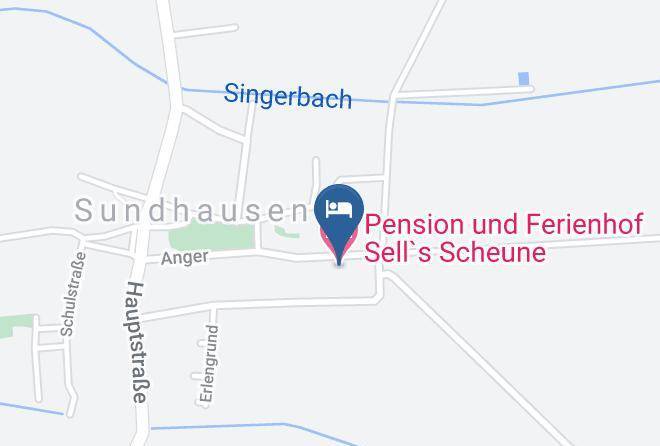 Unstrut Hainich Kreis - Pension Und Ferienhof Sell`s Scheune Maps