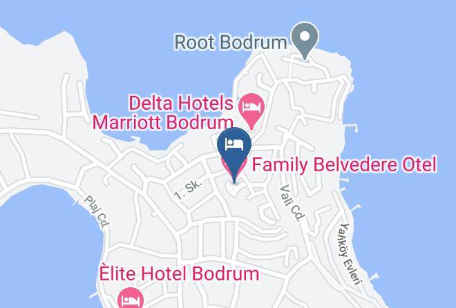 Bodrum - Family Belvedere Otel Maps