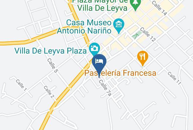 Villa De Leyva - Family Host Maps
