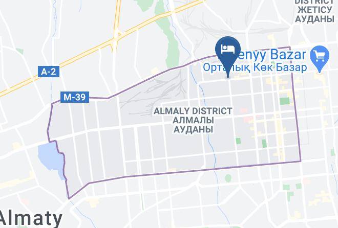 Almaty City - Family Hotel Maps