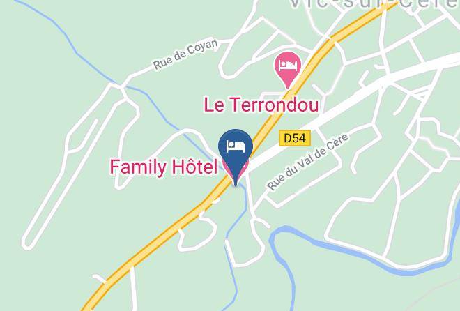 Cantal - Family Hotel Maps