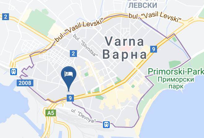 Varna - Chaika Hotel Maps
