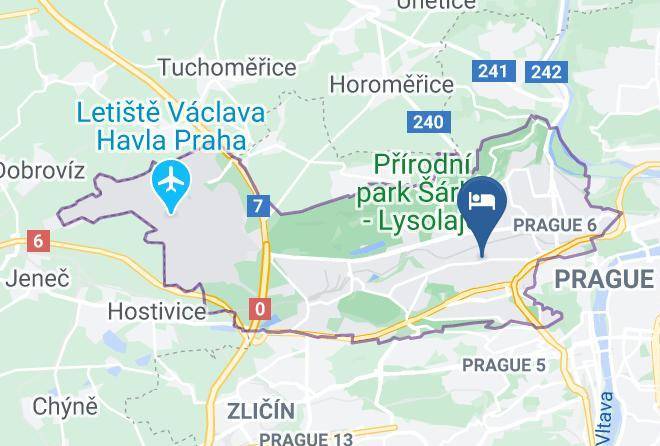 Prague - Family Hotel Chaloupka Maps