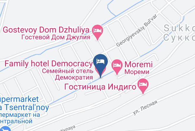 Anapa - Family Hotel Democracy Maps