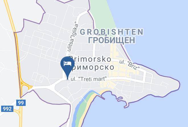 Primorsko - Family Hotel Dom Vlado Maps