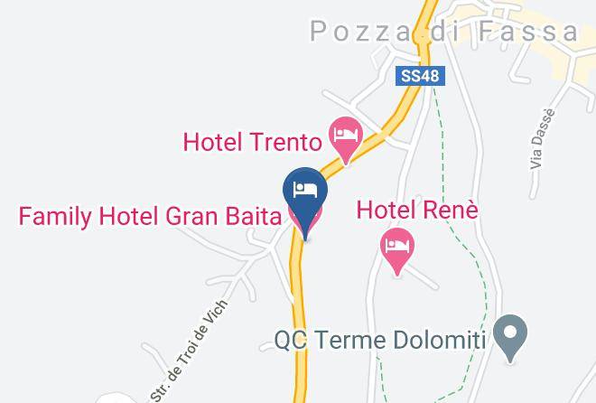 Trento - Family Hotel Gran Baita Maps