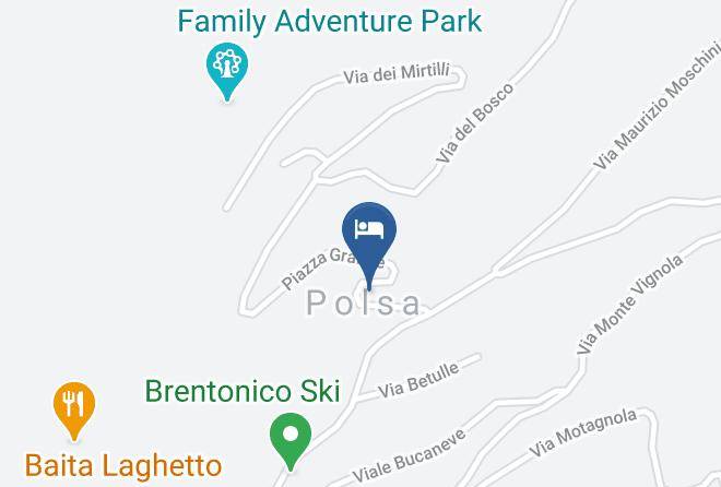 Trento - Family Hotel La Betulla Maps