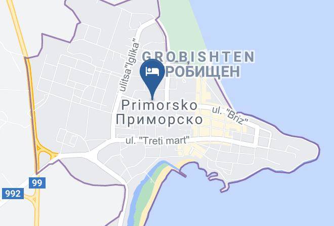 Primorsko - Family Hotel Malkata Stopanka Maps