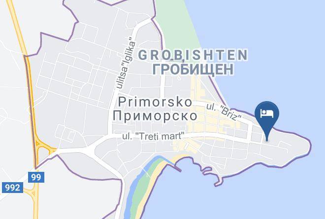 Primorsko - Family Hotel Marta Maps