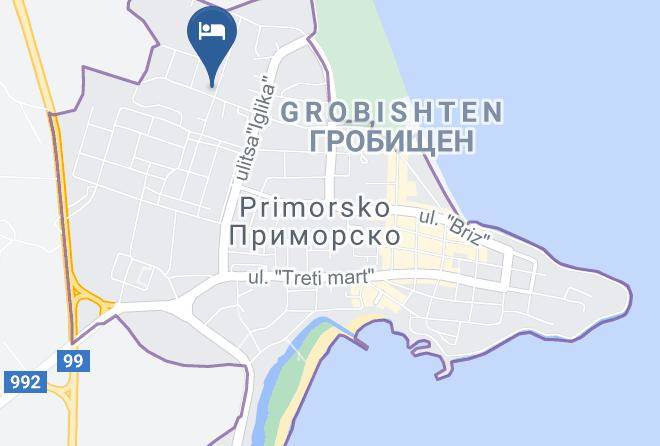 Primorsko - Family Hotel Meteora Maps