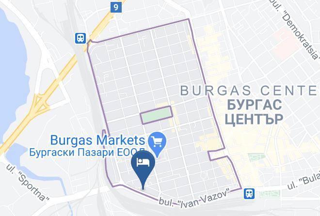 Burgas Zhk Vazrazhdane - Family Hotel Sezoni South Burgas Maps