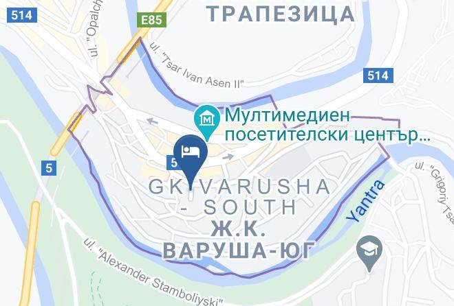 Veliko Tarnovo - Family Hotel Silvestar Maps
