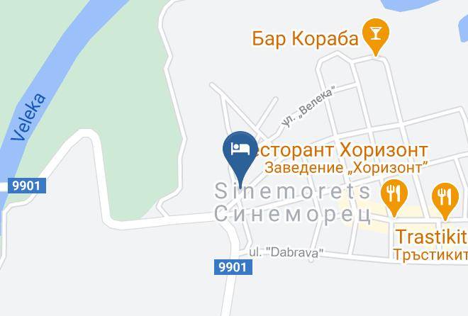 Family Hotel Sinemoretz Map