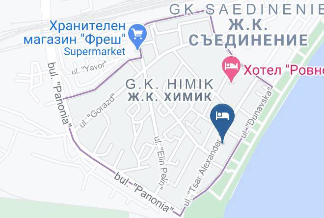Vidin Zhk Himik - Family Hotel Tangra Maps