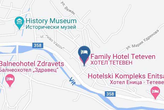 Teteven - Family Hotel Teteven Maps