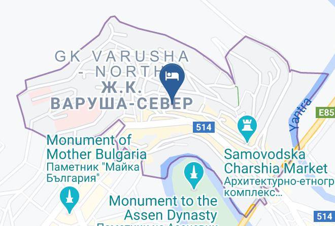 Veliko Tarnovo - Family Hotel Varusha Maps