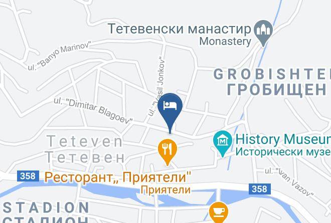 Teteven - Family Hotel Vit Maps