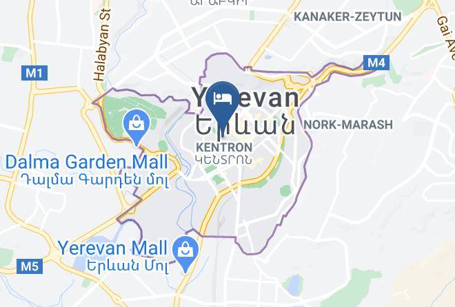 Yerevan - Family Hotel Maps