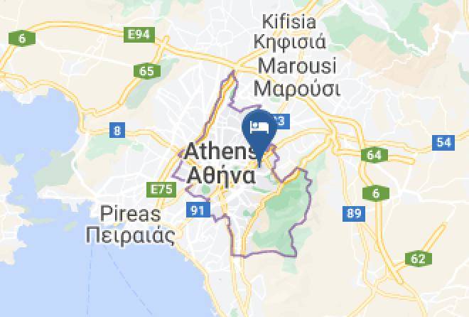 Central Athens - Family Inn Hotel Maps