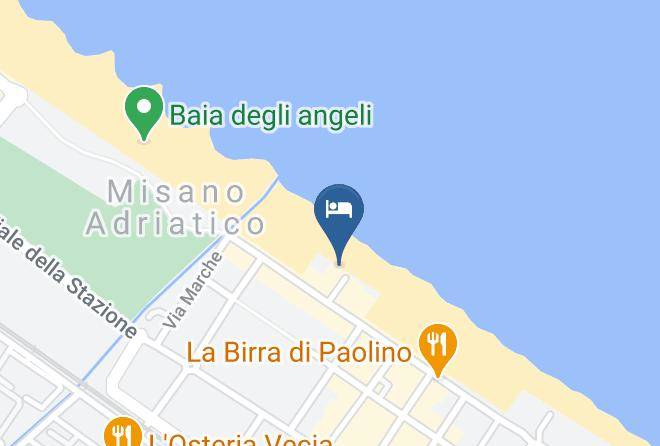 Rimini - Family Resort Collection Hotel International Misano Adriatico Maps