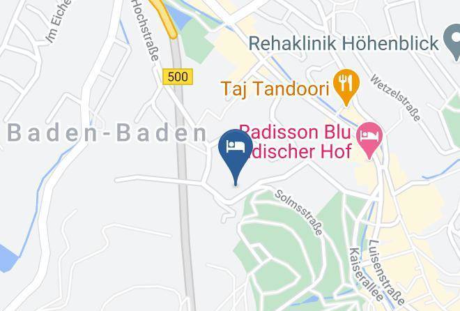 Baden Baden - Family Suites & Parking Maps