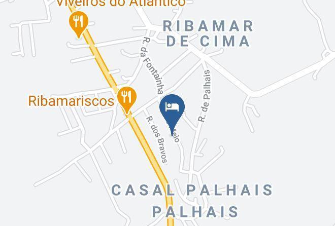 Mafra - Family Surf Home Eco Bungalows Maps