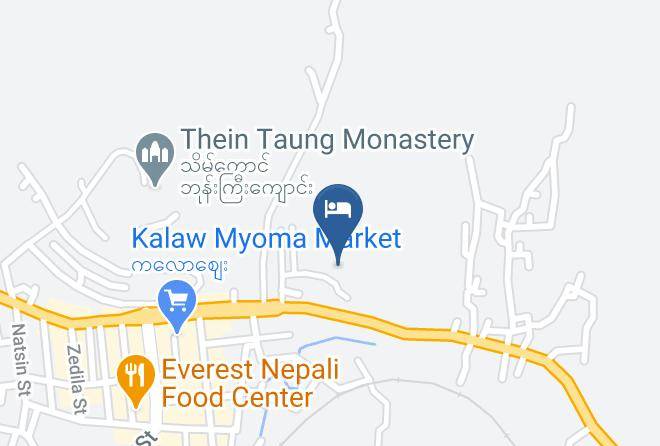 Taunggyi - Famous Hotel Kalaw Maps