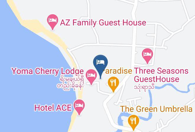 Thandwe - Famous Hotel Ngapali Maps