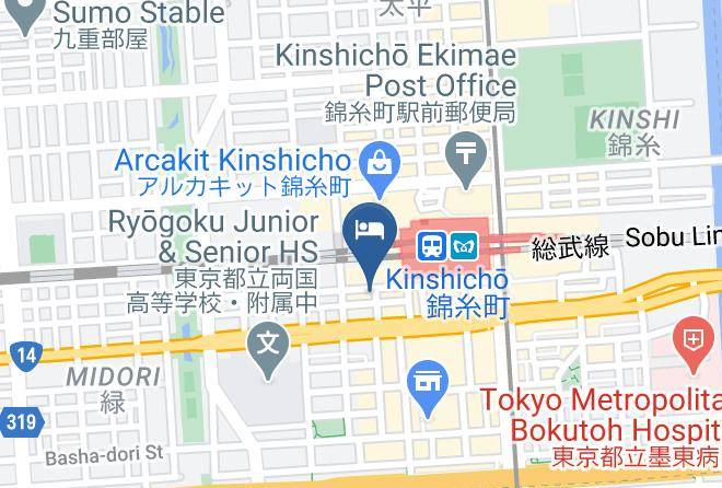 Famy Inn Kinshicho Map