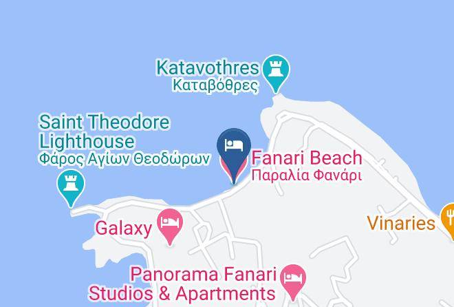 Kefallinia - Fanari Beach Maps