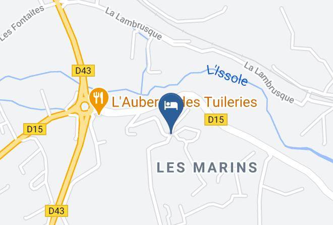 Var - Fanchini's Bergerie Maps