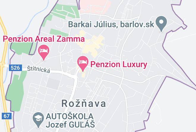 Roznava - Fanfan Ubytovanie Roznava Maps