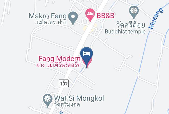 Amphoe Fang - Fang Modern Hotel Maps