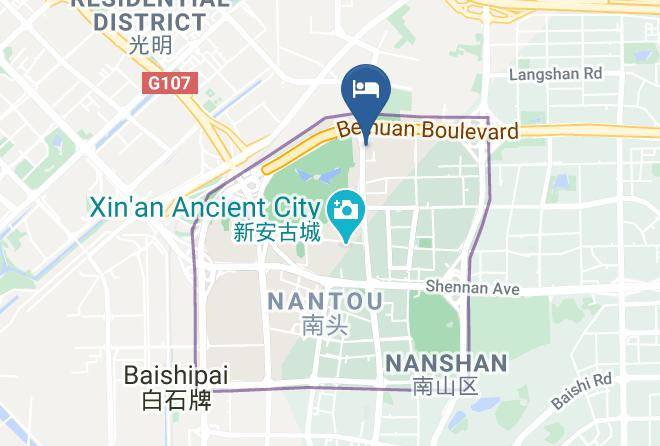 Shenzhen - Fangding Boutique Commercial Hotel Maps