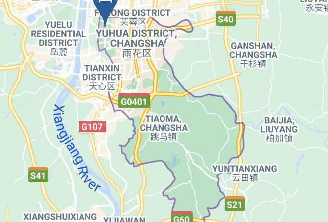 Changsha - Fangjia Changsha Dongtang Hotel Maps