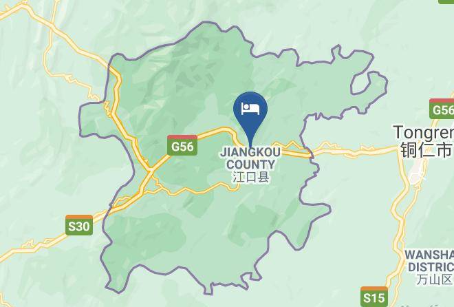 Fanjing Mountain Qingjiang Hotel Map