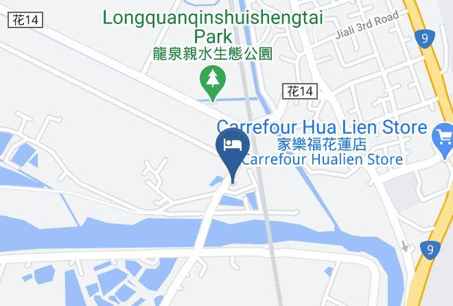Fanlinhouse Mapa - Taiwan - Hualiennty