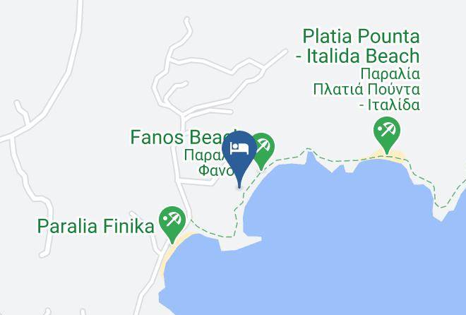Naxos - Fanos Beach Hotel Maps
