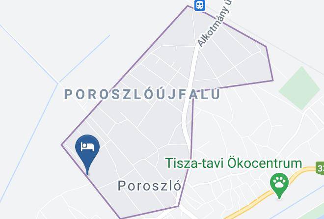 Poroszlo - Fantazia Vendeghaz Poroszlo Maps