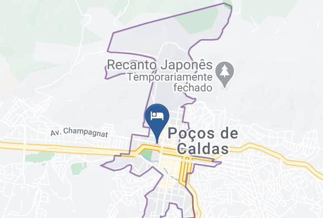 Pocos De Caldas - Fantozzi Hotel Maps