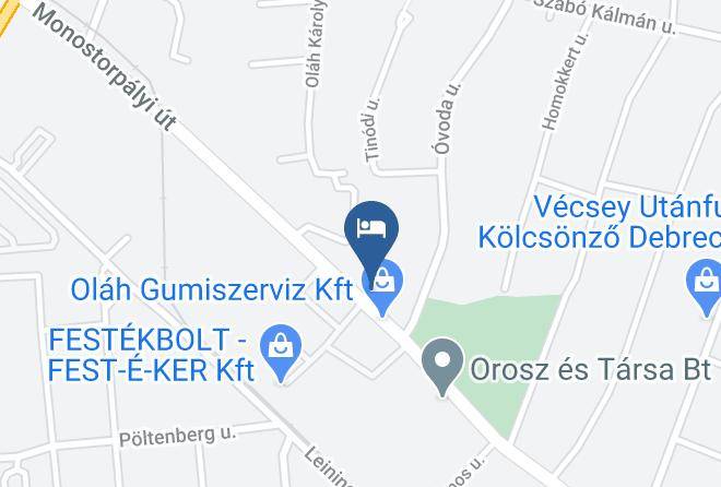 Debrecen - Fapados Fogado Szallas Maps