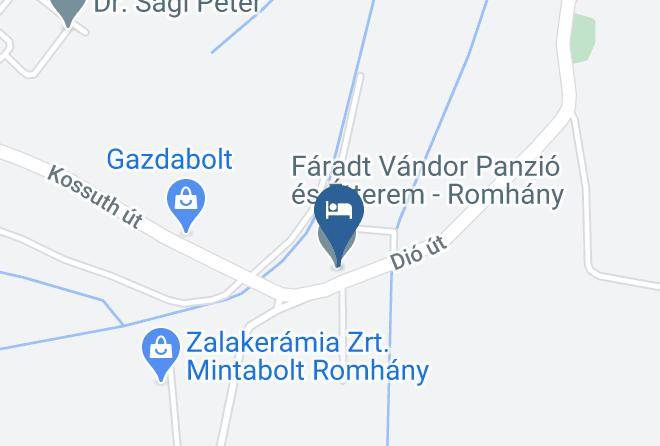 Romhany - Faradt Vandor Panzio Maps