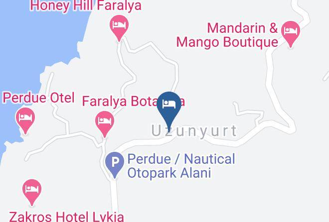 Mugla - Faralya Yoruk Evi Hotel Maps