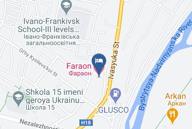 Ivano Frankivs K - Faraon Hotel Maps