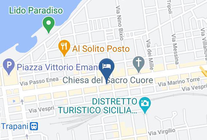 Trapani - Fardella Centrale Maps