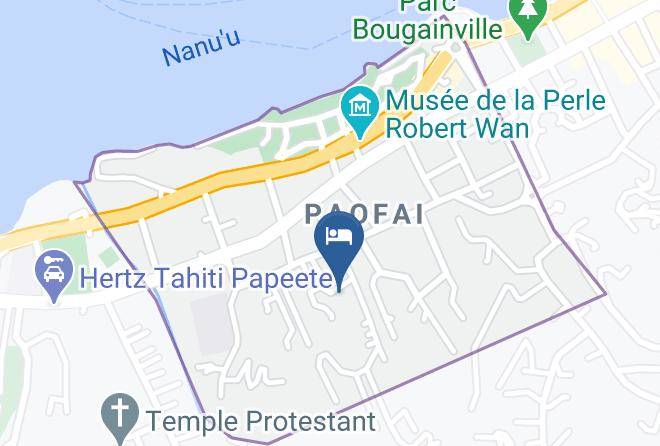 Papeete - Fare Suisse Maps