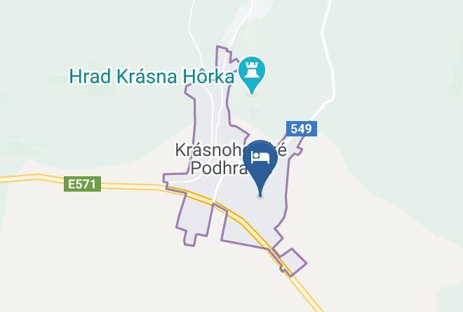 Roznava - Farebny Penzion Maps