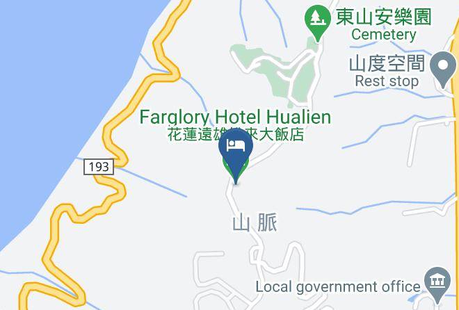 Farglory Hotel Hualien Mapa - Taiwan - Hualiennty
